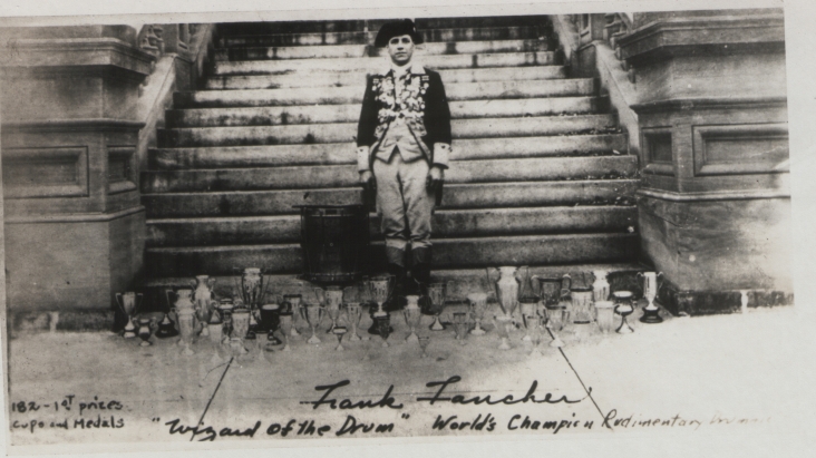 Frank Fancher with Trophies
